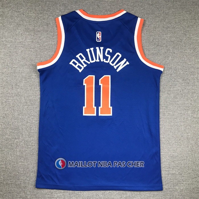 Maillot Enfant New York Knicks Jalen Brunson Icon 2022-23 Bleu